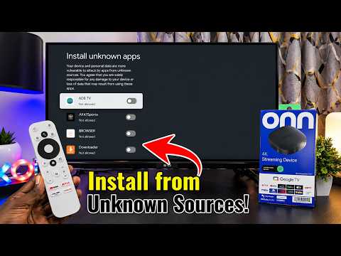 Onn TV Box: How to Install Apps from Unknown Sources