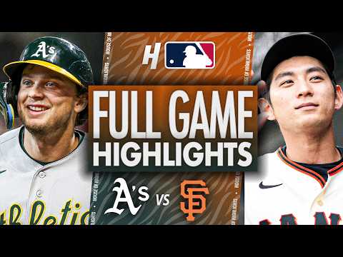 Athletics vs San Francisco Giants - FULL GAME HIGHLIGHTS 🔥 June 24, 2026 MLB season