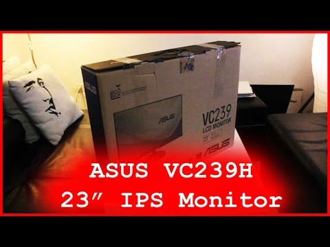 Unboxing and overview of the ASUS VC239H IPS Monitor