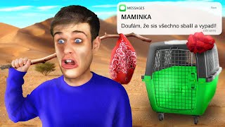 UTEKL jsem z DOMU v Minecraftu!