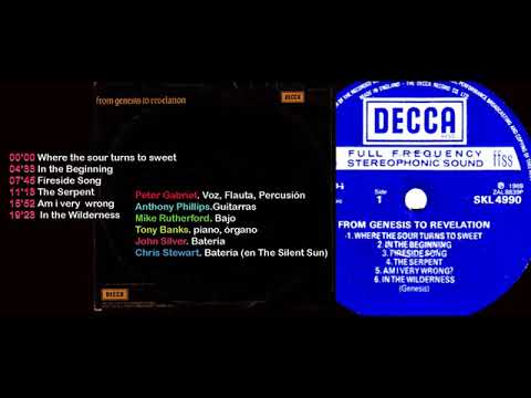 Genesis - From Genesis to revelation .1969 (SIDE A) rare disc