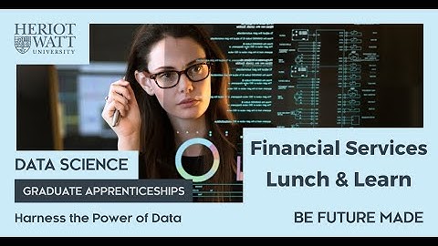 Data Science for Financial Services:  Lunch &  Learn