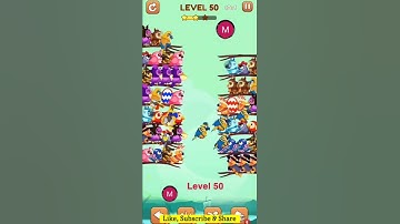#bird #sort 2 #color #puzzle #level 50 #birdsort #colour #gaming #viral #trending #shorts #solution