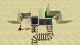 Compact Auto Minecart Station -- Minecraft Tutorial