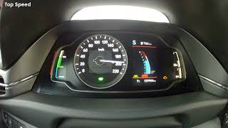 Hyundai Ioniq Hybrid 1.6 Petrol 105HP Electric 44HP Top Speed Acceleration on Autobahn POV