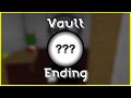 How to get vault ending in easiest game on roblox