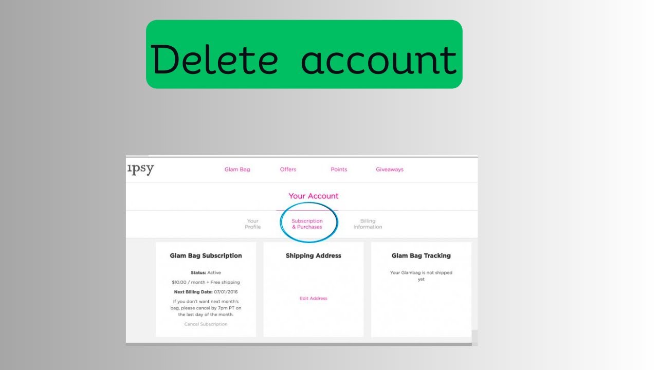 How to Delete IPSY Account YouTube