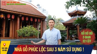 Visit The 3room 22pillar Red Wood House Project In Soc Son Implemented By Phuc Loc Wooden House