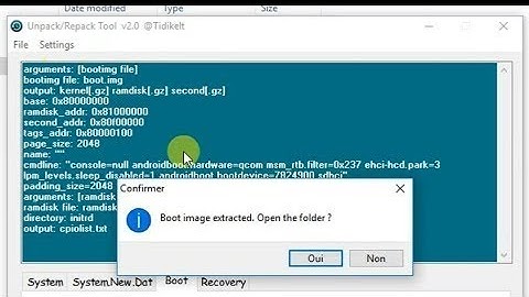 Unpack Boot image (Custom ROM Porting)