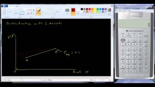 Information Risk Return and Correlation Graphical Example Update