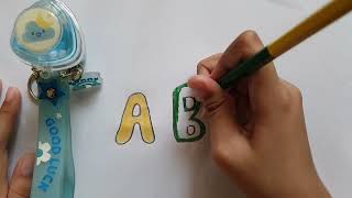 Painting Drawing and Coloring the ABC Letters |02 @Drawing is Drawing