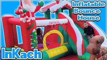 #1 BEST Christmas Holiday Themed Inflatable Bounce House ⭐ InKach