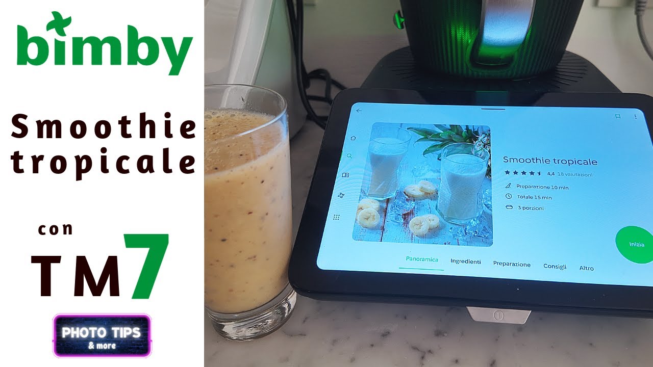 Smoothie Tropicale con Bimby TM7 🥭🥥🍍 | Bevanda Fresca e Salutare