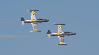 T-33 and CT-133 Jets at SF Fleet Week. 2022 4K 60fps.  Friday.