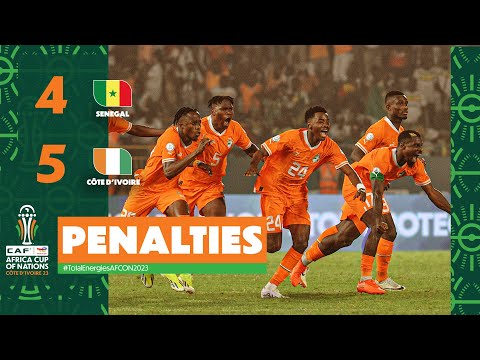 Senegal 🆚 Cote d’Ivoire Penalty Kicks | #TotalEnergiesAFCON2023