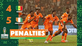 Senegal Cote Divoire Penalty Kicks