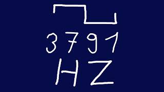 3791 hz square