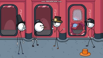 Henry Stickmin Collection Completing The Mission all fail ending Toppat civil warfare