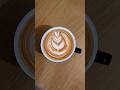 Latte Art • Wing Tulip🌷 #latteart #coffeelatteart #coffee #barista #latte #tulip #shorts #ytshorts
