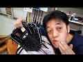 ミズノプロ硬式グラブの型付け動画