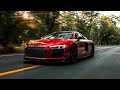 Audi r8 v10 on insane carbon fiber wheels 