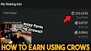 How to Stake Crow Token & earn more CROWS!
