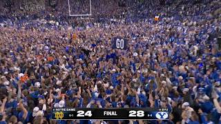 WHAT A SCENE 🤯 BYU fans storm the field after taking down No. 2 Notre Dame 🔥 | ESPN College Football