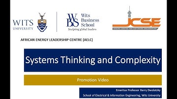 Promo for "Systems Thinking and Complexity" Wits Business School