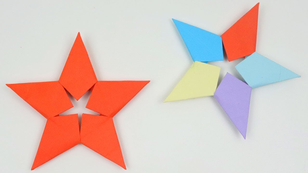 How to Make a 5 Pointed Star - Origami Tutorial