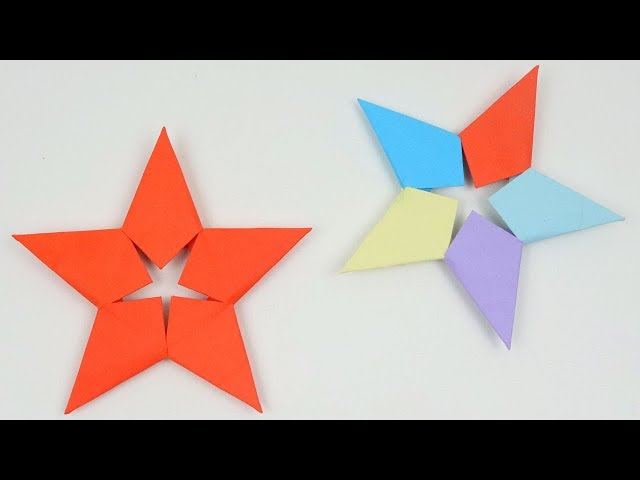 Paper Stars: How To Make 5 Pointed 3-D – The Reaganskopp Homestead