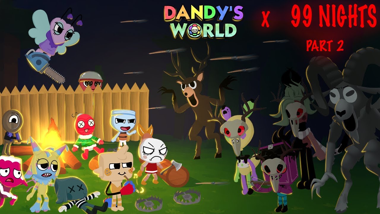 TOONS VS 99 NIGHTS ЧАСТЬ 2 - МЕМ ИЗ АНИМАЦИИ DANDY’S WORLD