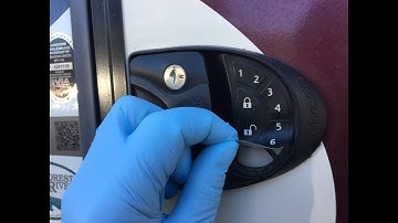 RV Lock Keypad Membrane Failure (Decal Sticker) & Replacement