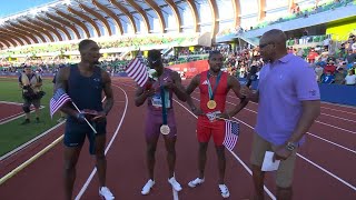 Meet the men of Team USA in the 100m | U.S. Olympic Track & Field Trials