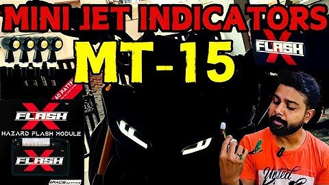 Mini Jet Indicators || MT 15 || MT 15 Modification Explained 😭💀 @mtbiketyson