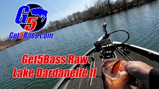 Get5Bass Raw  Dardanelle II #arkansasbassfishing #LakeDardanellebassfishing