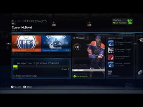 connor mcdavid nhl 15