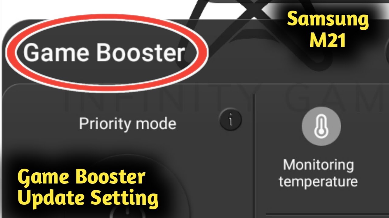 Samsung M21 Game Booster Update Setting