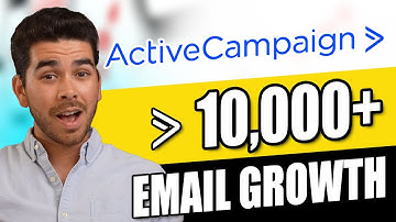 How to Grow Your Email List To 10,000+ Subscribers with ActiveCampaign