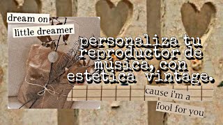 ㅤִ໋⭒🍮personaliza tu reproductor de música con estética vintage  ㅤִ໋⭒🍮 screenshot 5