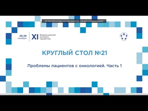 XII ВКП КС21 Ч1 Проблемы пациентов с онкологией