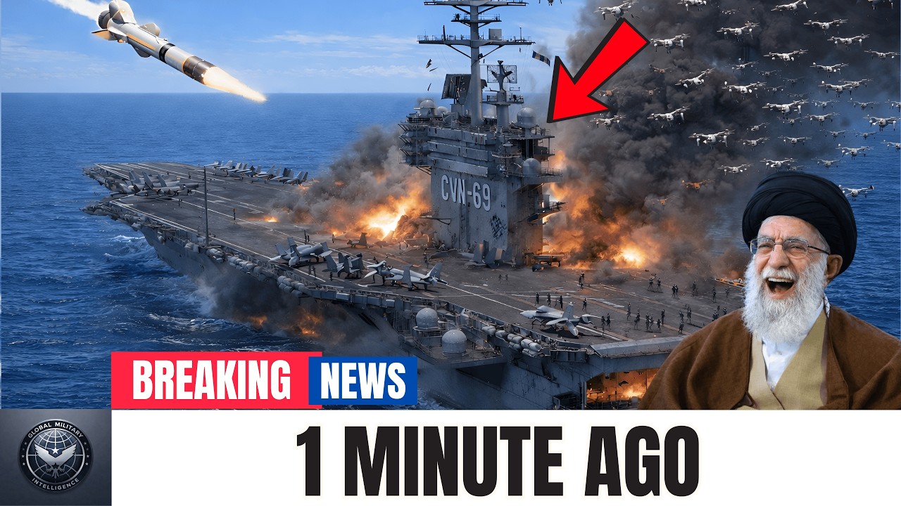 Iran Launched a Drone Carrier Strike — Minutes Later, the Swarm Was Gone