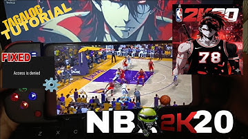 TUT01 | HOW TO INSTALL NBA 2K20 ON ANDROID & FIX DATA AND OBB ACCESS DENIED | TAGALOG TUTORIAL 2025