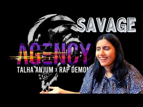 Agency Lyric Video Reaction | Talha Anjum , Rap Demon | Prod. by UMAIR | Ashmita Reacts