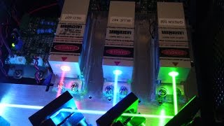 Preparing Laser light show for New years 2016 !!