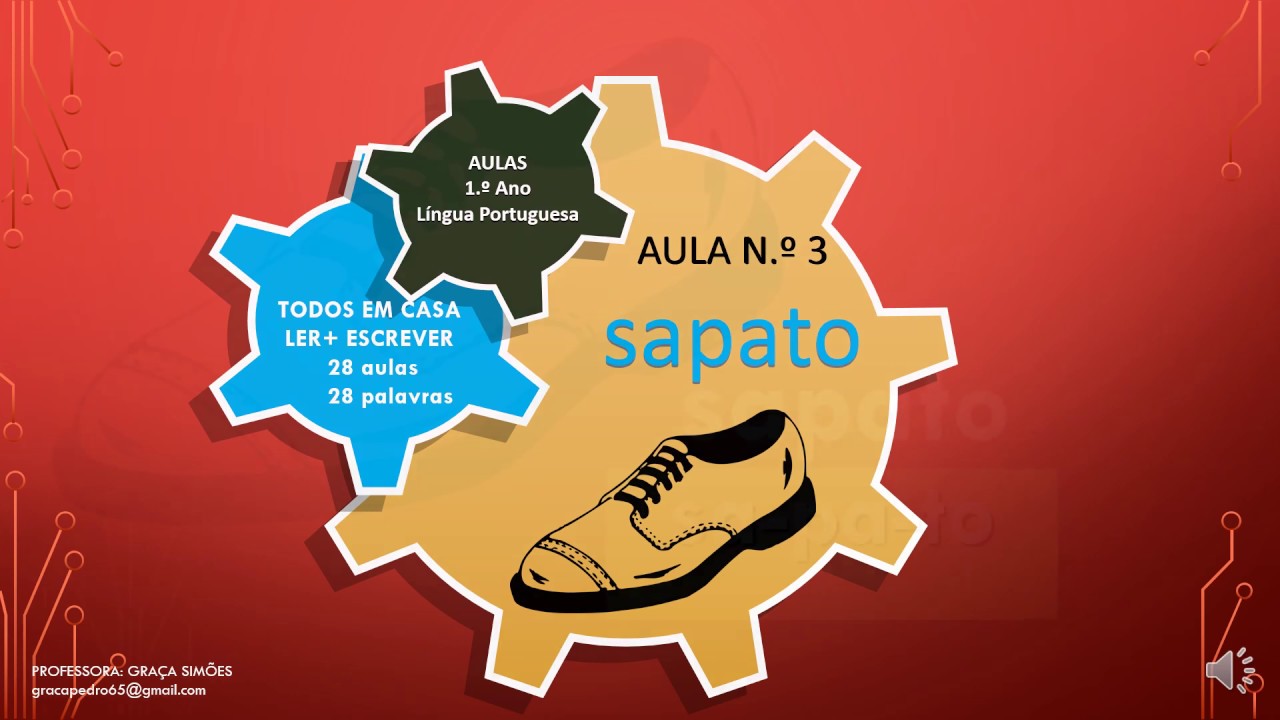 AULA N.º 3 - Palavra SAPATO - YouTube