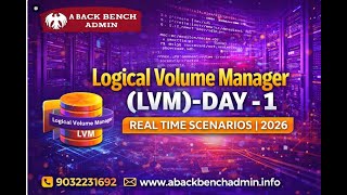 Logical Volume Manager(LVM)-DAY -1 REAL TIME SCENARIOS | 2026|BY PAVAN DS