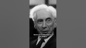 Why Bertrand Russell Abandoned Math for Philosophy – Rare Interview Clip