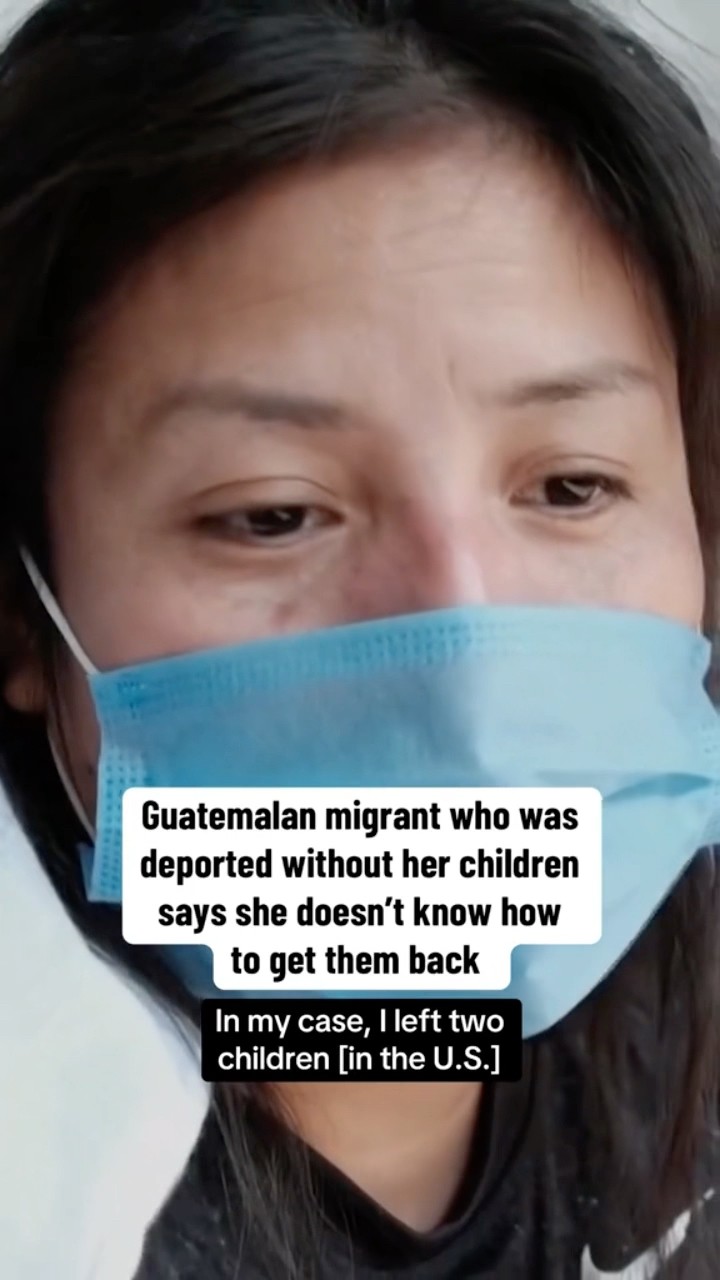Guatemalan migrant says she was deported without her children #shorts