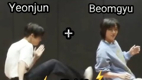 TXT Yeonjun and Beomgyu never ending bickering 🤣