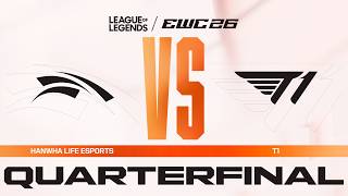 Hanwha Life Esports vs T1 | League of Legends at EWC 26 - Quarterfinal - VOD screenshot 2